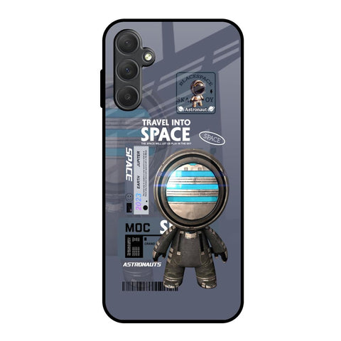 Space Travel Samsung Galaxy M14 5G Glass Back Cover Online
