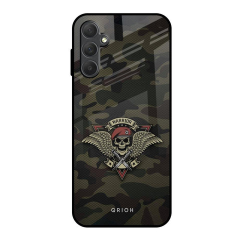 Army Warrior Samsung Galaxy M14 5G Glass Back Cover Online