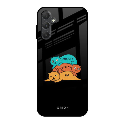 Anxiety Stress Samsung Galaxy M14 5G Glass Back Cover Online