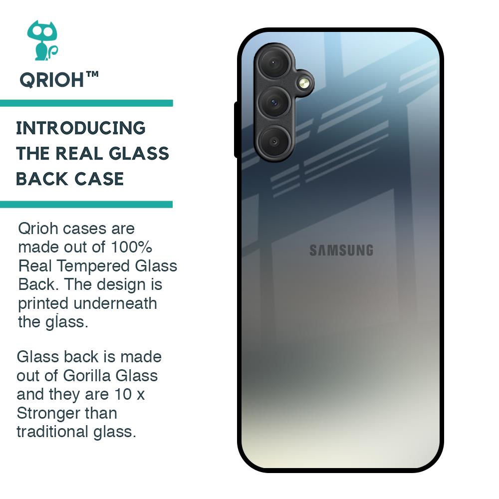Tricolor Ombre Glass Case for Samsung Galaxy M14 5G