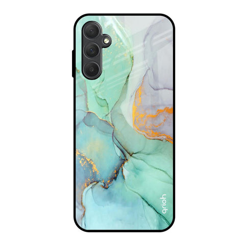 Green Marble Samsung Galaxy M14 5G Glass Cases & Covers Online