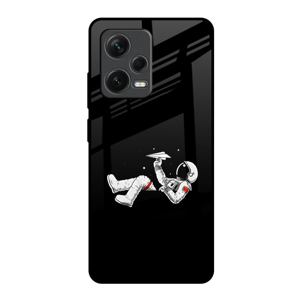 Space Traveller Redmi Note 12 Pro Plus 5G Glass Back Cover Online