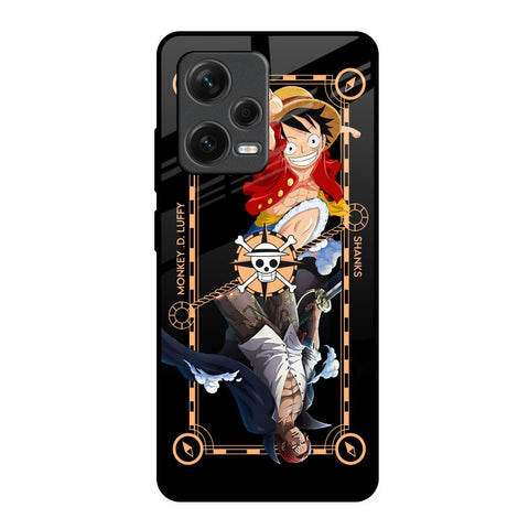Shanks & Luffy Redmi Note 12 Pro Plus 5G Glass Back Cover Online
