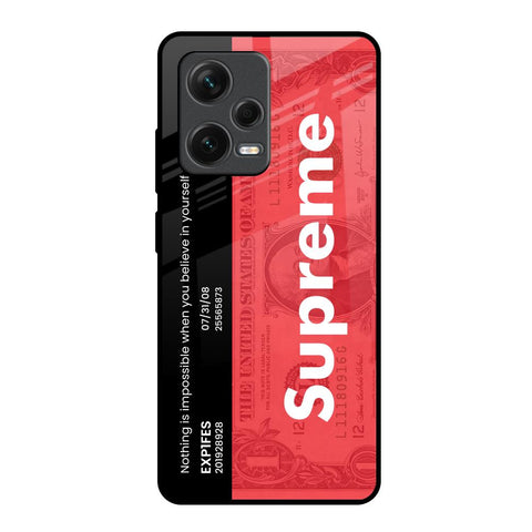 Supreme Ticket Redmi Note 12 Pro Plus 5G Glass Back Cover Online