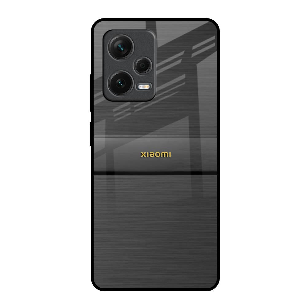 Grey Metallic Glass Redmi Note 12 Pro Plus 5G Glass Back Cover Online