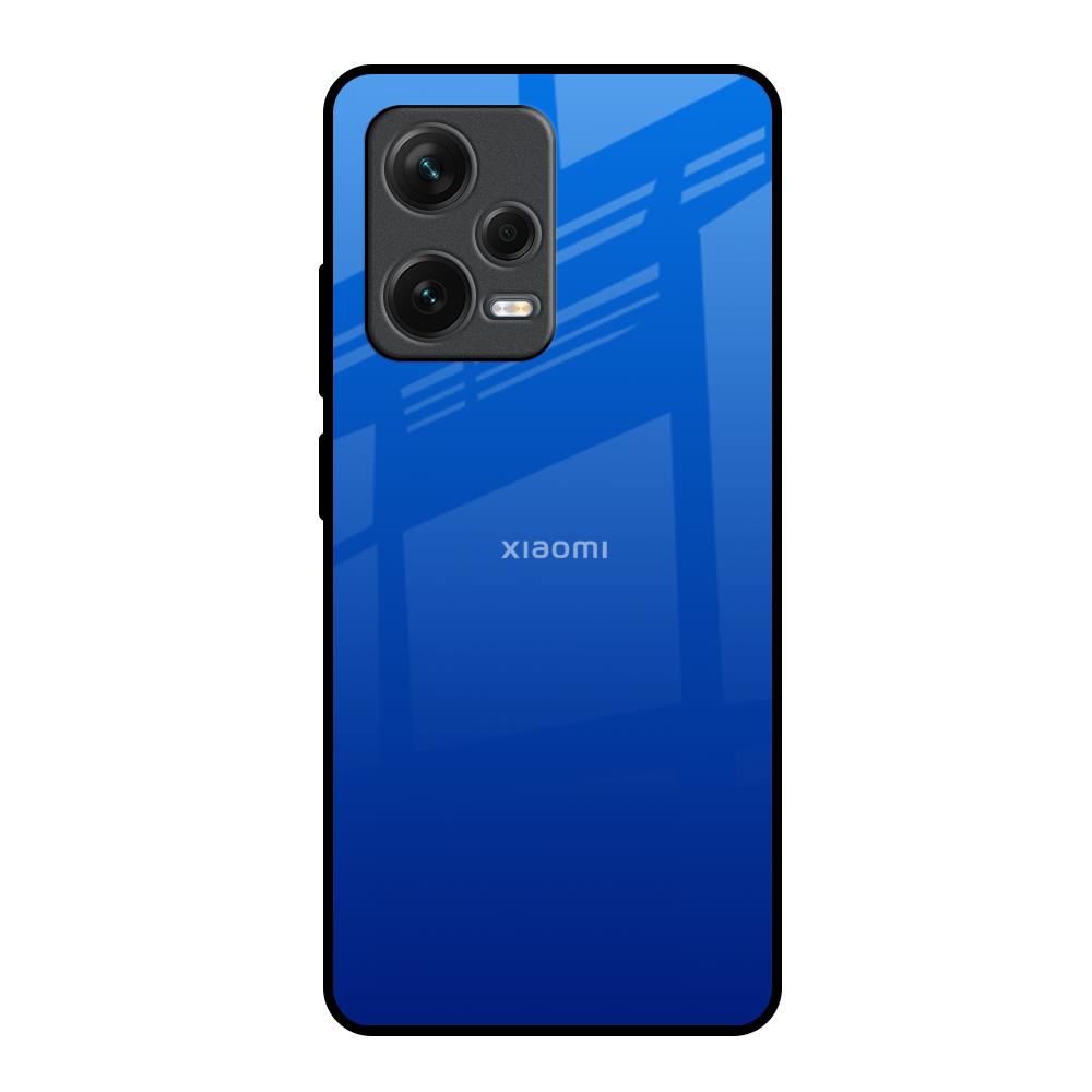Egyptian Blue Redmi Note 12 Pro Plus 5G Glass Back Cover Online