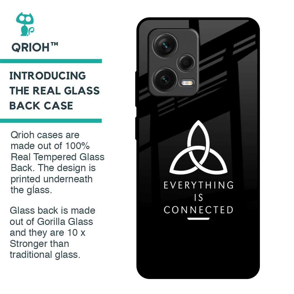 Everything Is Connected Glass Case for Redmi Note 12 Pro Plus 5G