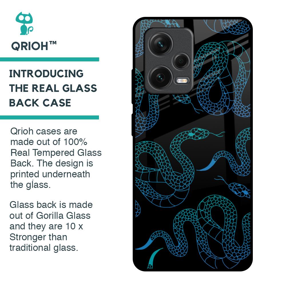 Serpentine Glass Case for Redmi Note 12 Pro Plus 5G