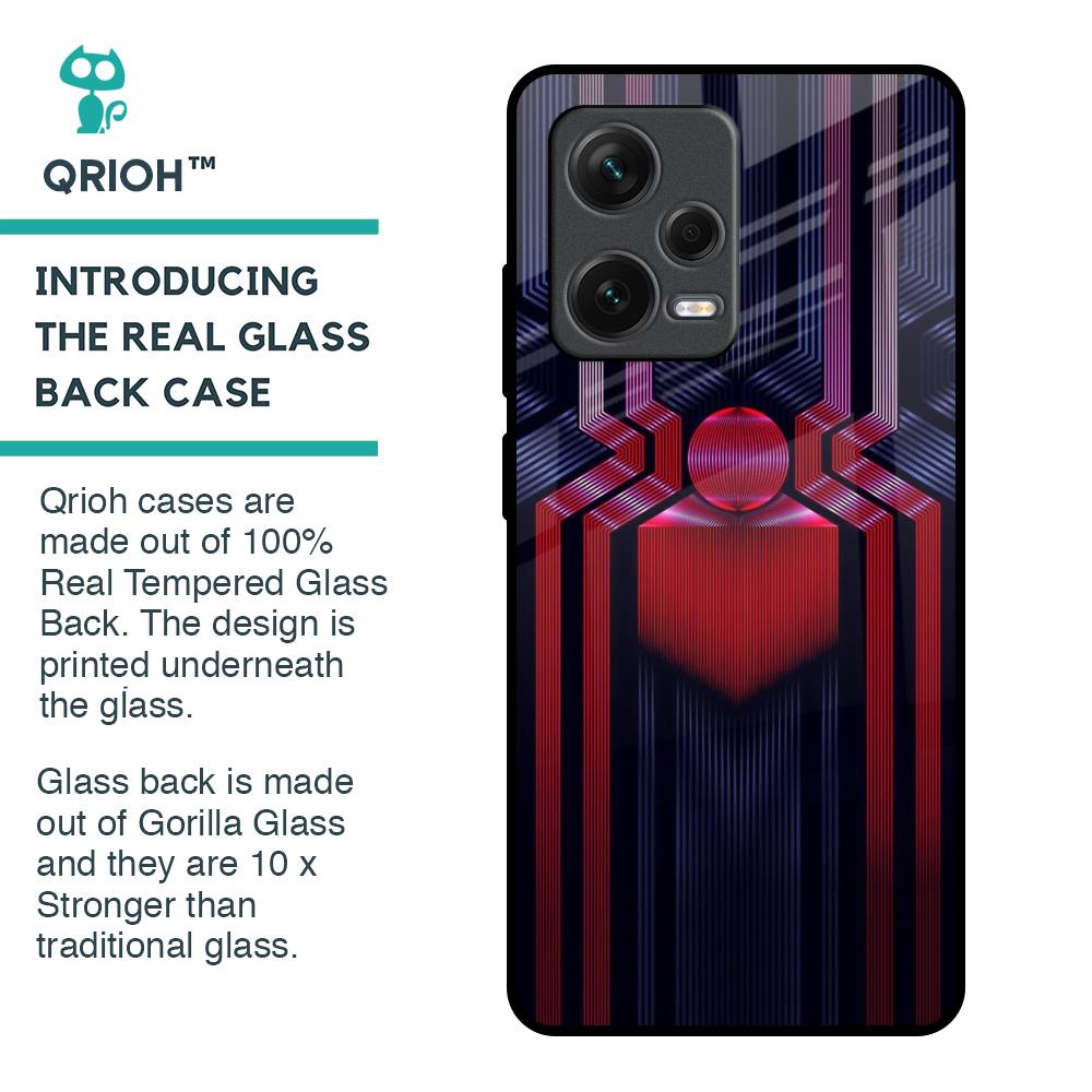 Super Art Logo Glass Case For Redmi Note 12 Pro Plus 5G