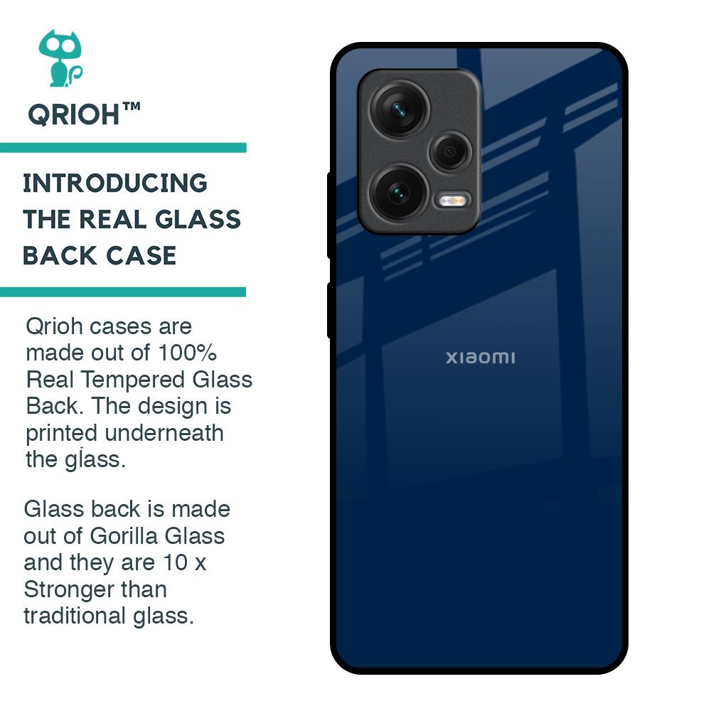 Royal Navy Glass Case for Redmi Note 12 Pro Plus 5G