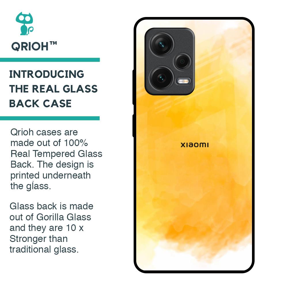 Rustic Orange Glass Case for Redmi Note 12 Pro Plus 5G