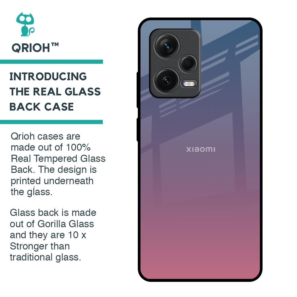 Pastel Gradient Glass Case for Redmi Note 12 Pro Plus 5G