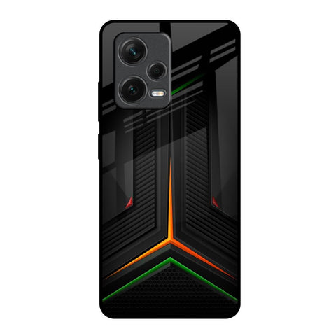 Modern Ultra Chevron Redmi Note 12 Pro 5G Glass Back Cover Online