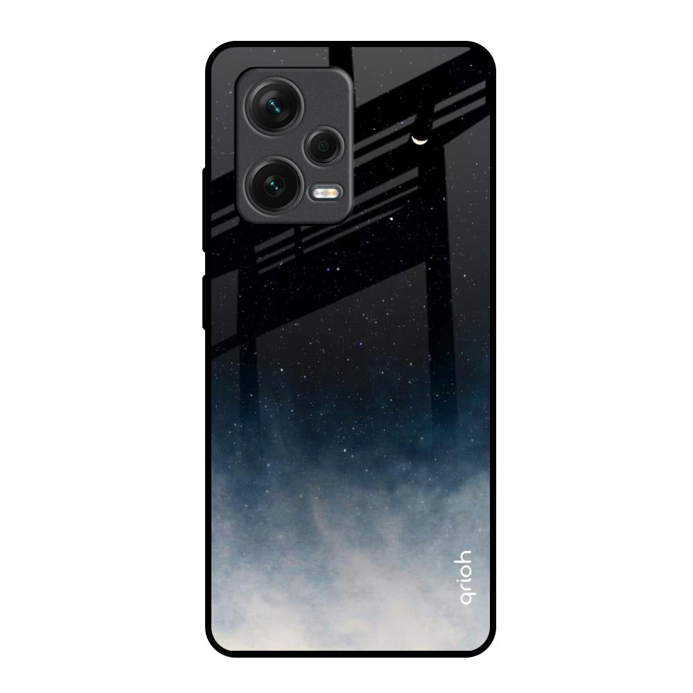 Black Aura Redmi Note 12 Pro 5G Glass Back Cover Online