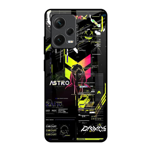 Astro Glitch Redmi Note 12 Pro 5G Glass Back Cover Online