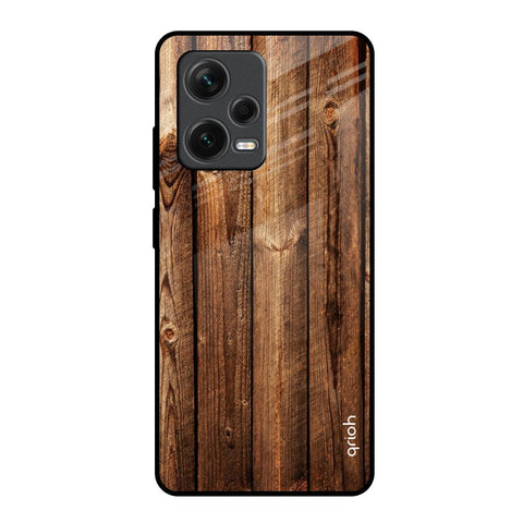 Timber Printed Redmi Note 12 Pro 5G Glass Back Cover Online