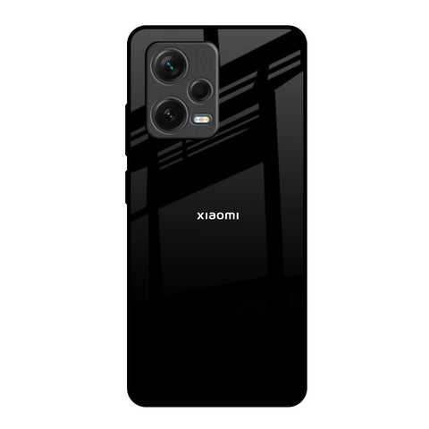 Jet Black Redmi Note 12 Pro 5G Glass Back Cover Online