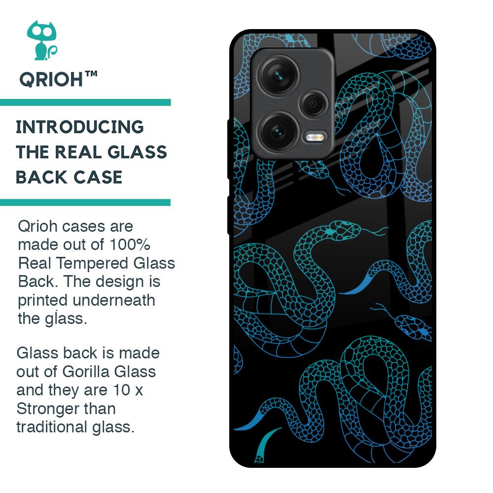 Serpentine Glass Case for Redmi Note 12 Pro 5G