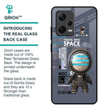 Space Travel Glass Case for Redmi Note 12 Pro 5G