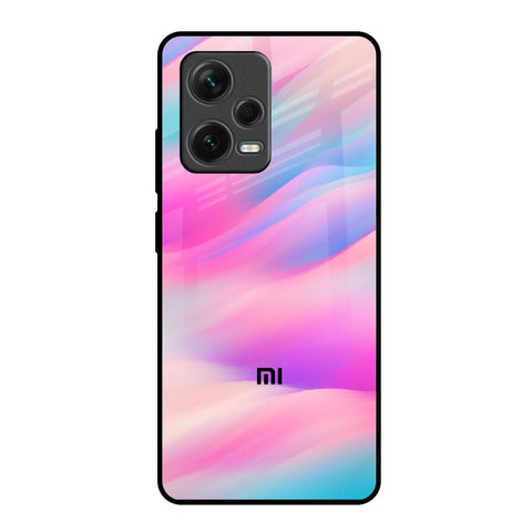 Colorful Waves Redmi Note 12 Pro 5G Glass Cases & Covers Online