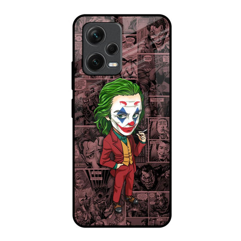 Joker Cartoon Redmi Note 12 5G Glass Back Cover Online