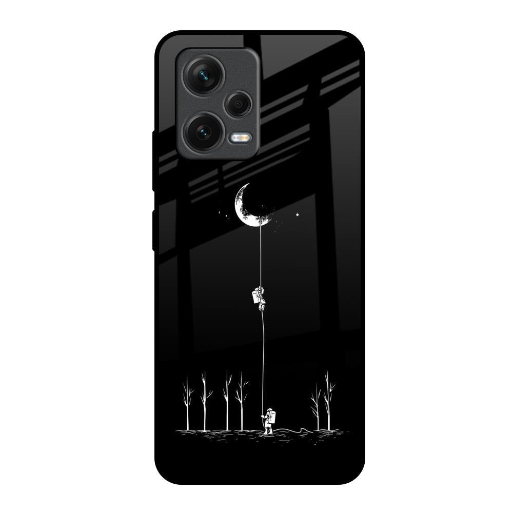 Catch the Moon Redmi Note 12 5G Glass Back Cover Online