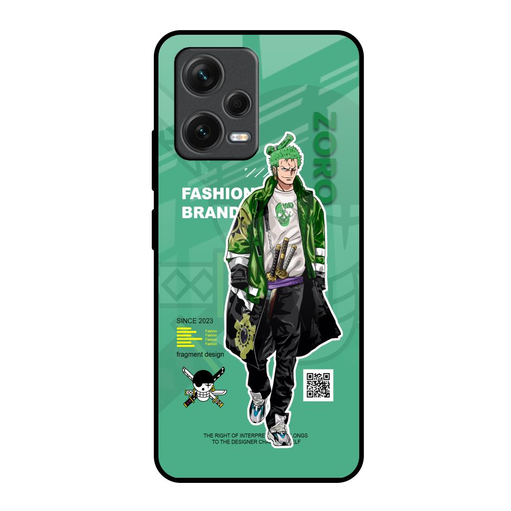 Zoro Bape Redmi Note 12 5G Glass Back Cover Online