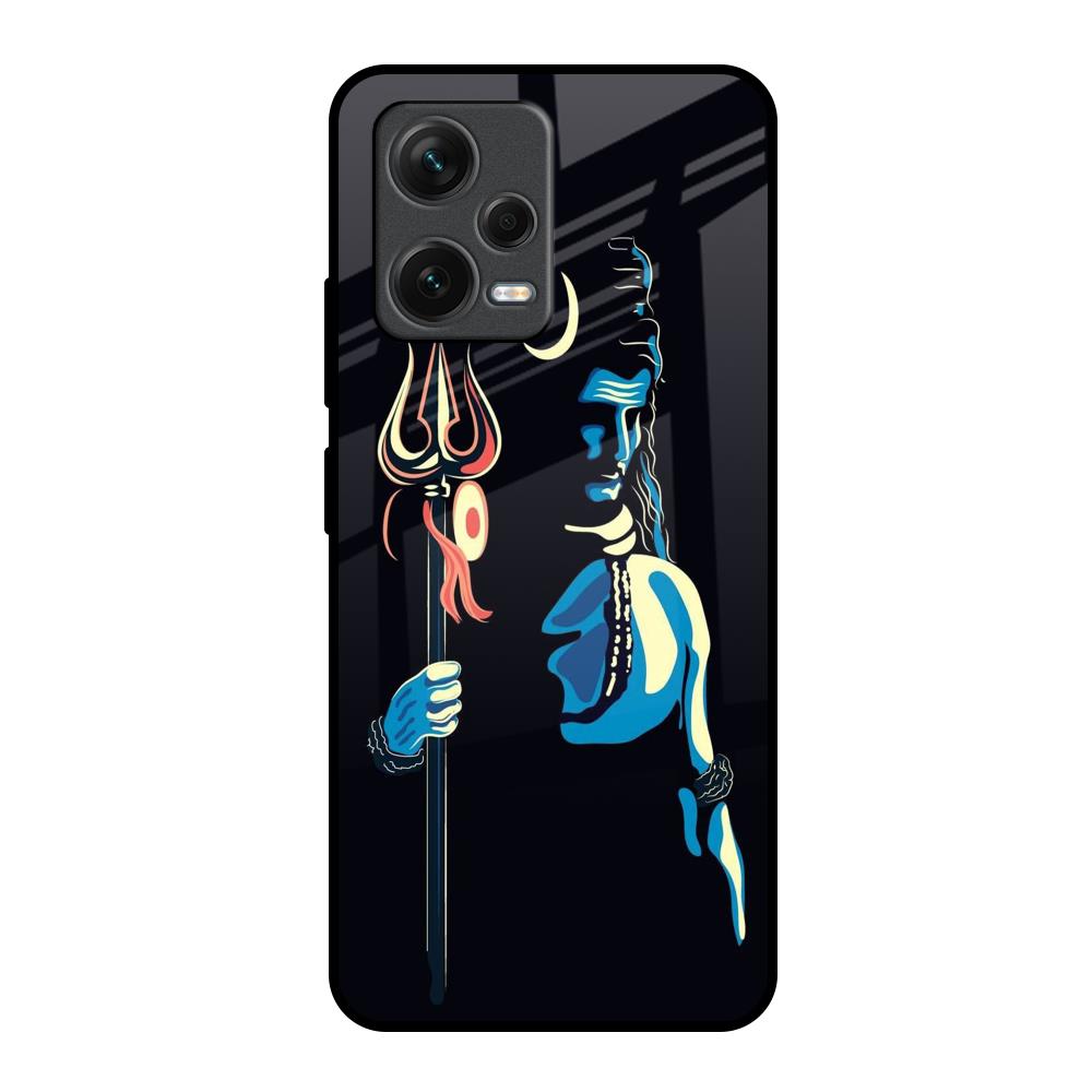 Mahakal Redmi Note 12 5G Glass Back Cover Online