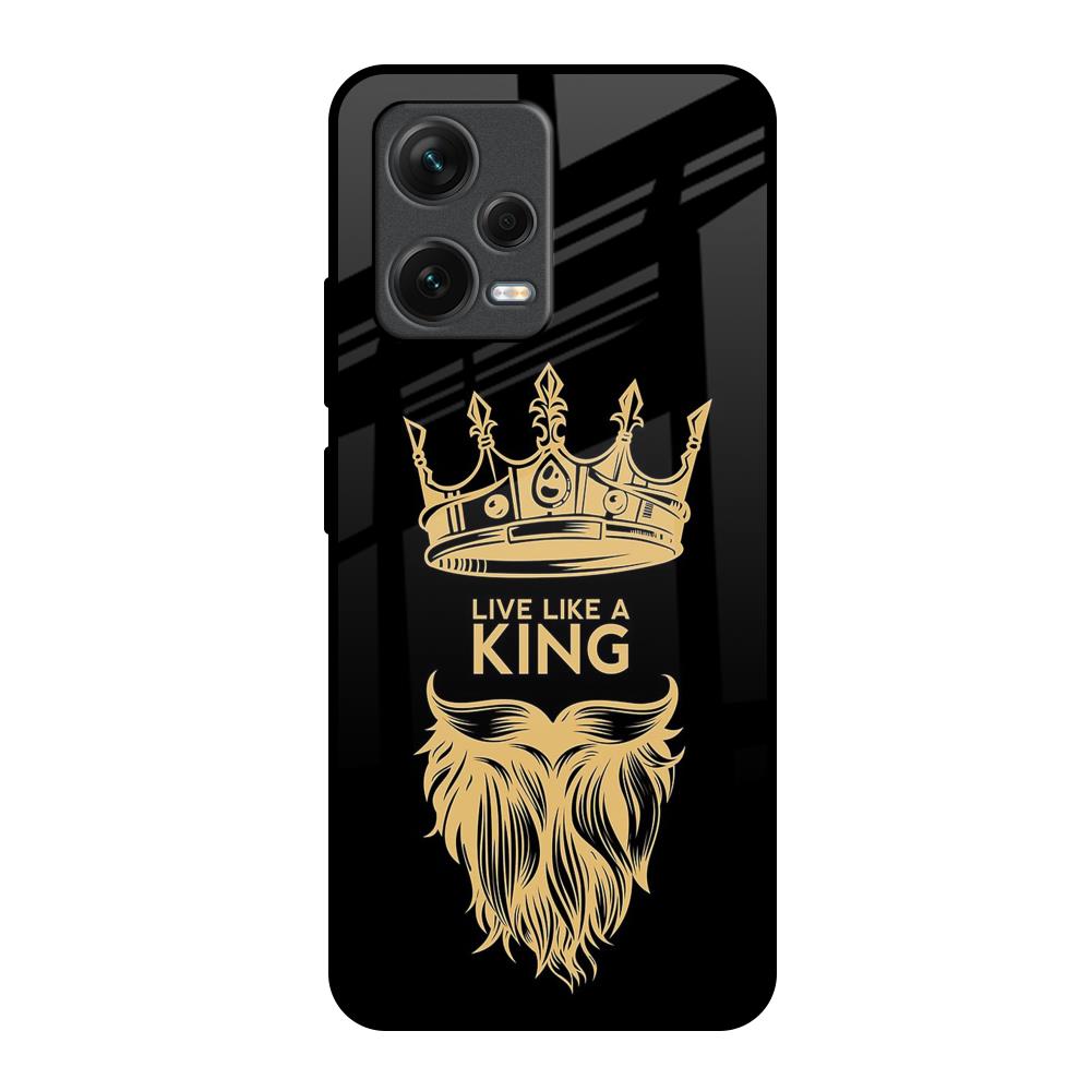 King Life Redmi Note 12 5G Glass Back Cover Online