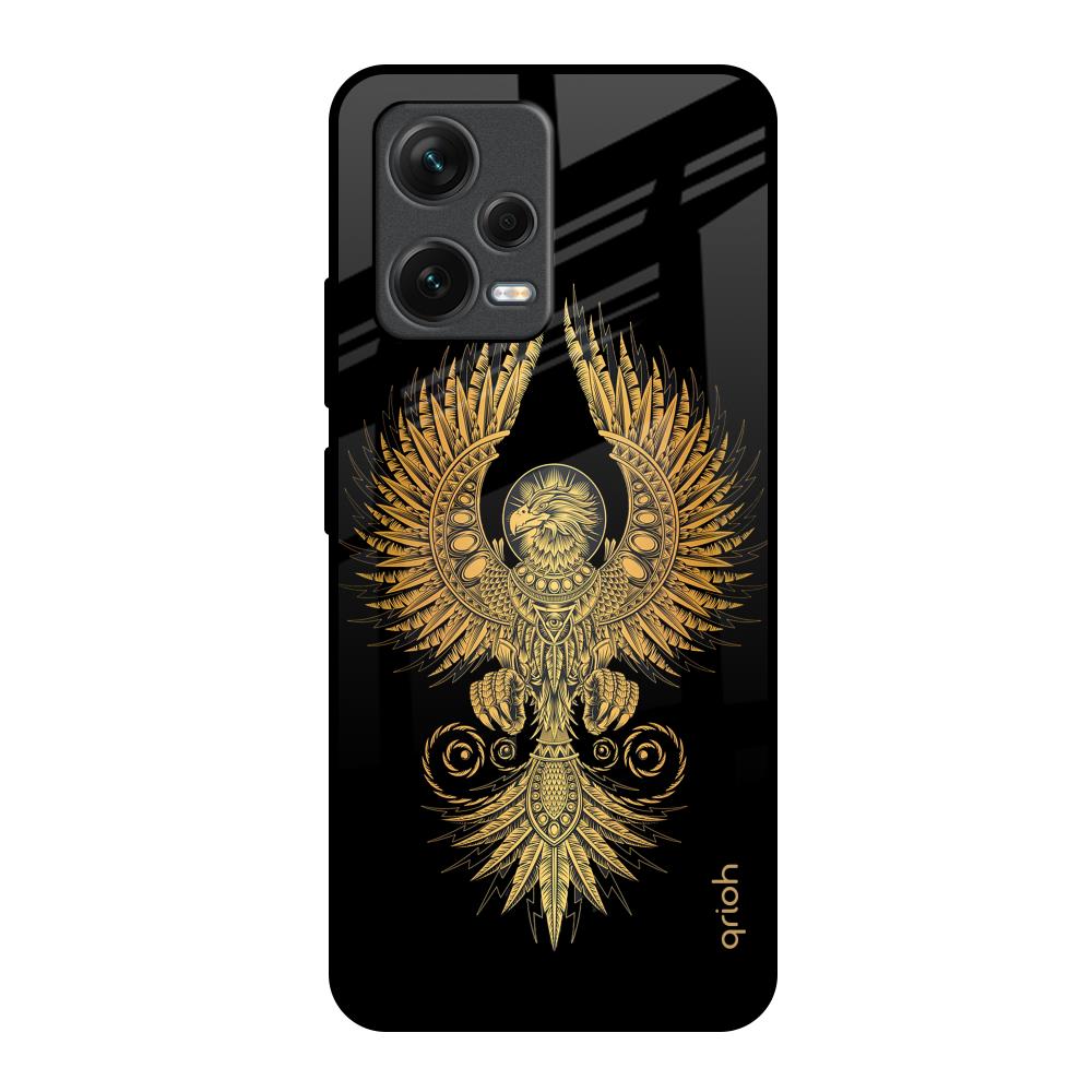Mythical Phoenix Art Redmi Note 12 5G Glass Back Cover Online