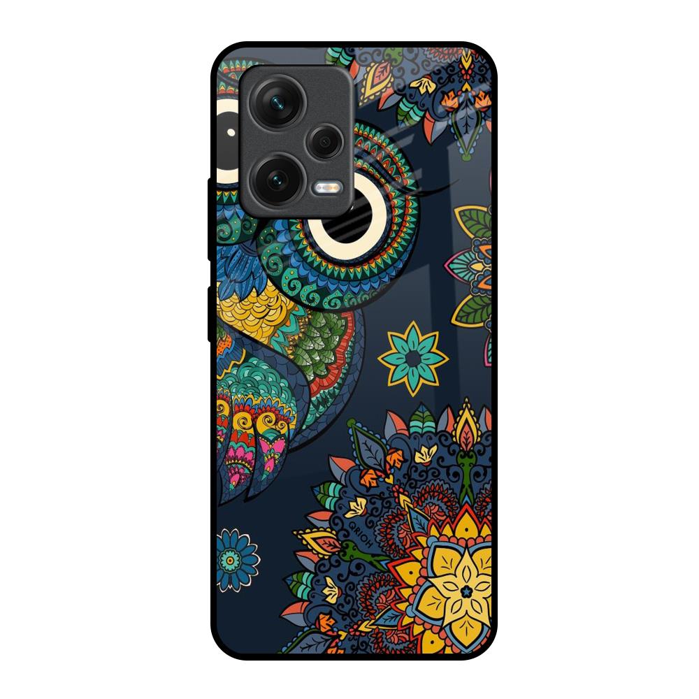 Owl Art Redmi Note 12 5G Glass Back Cover Online