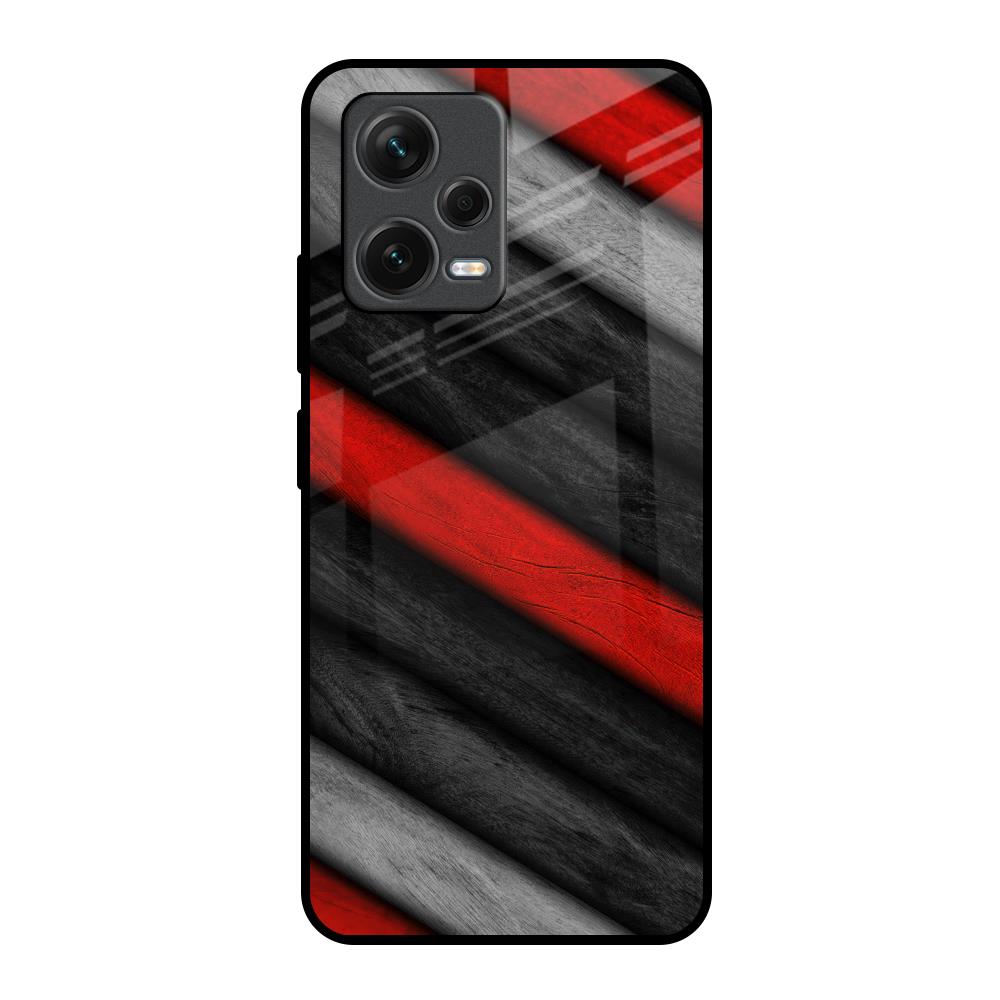Soft Wooden Texture Redmi Note 12 5G Glass Back Cover Online