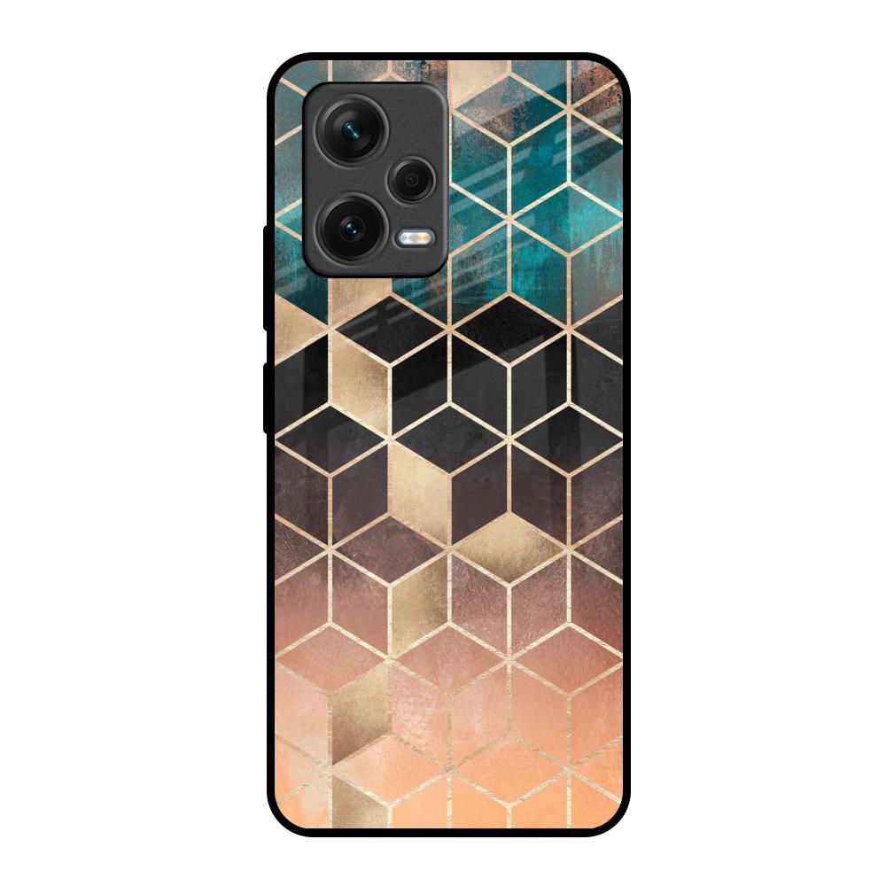 Bronze Texture Redmi Note 12 5G Glass Back Cover Online