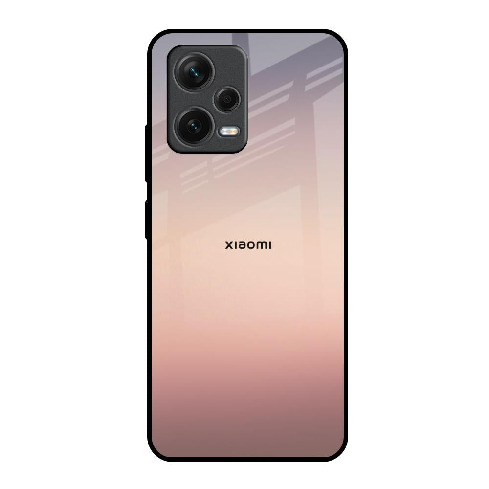 Golden Mauve Redmi Note 12 5G Glass Back Cover Online