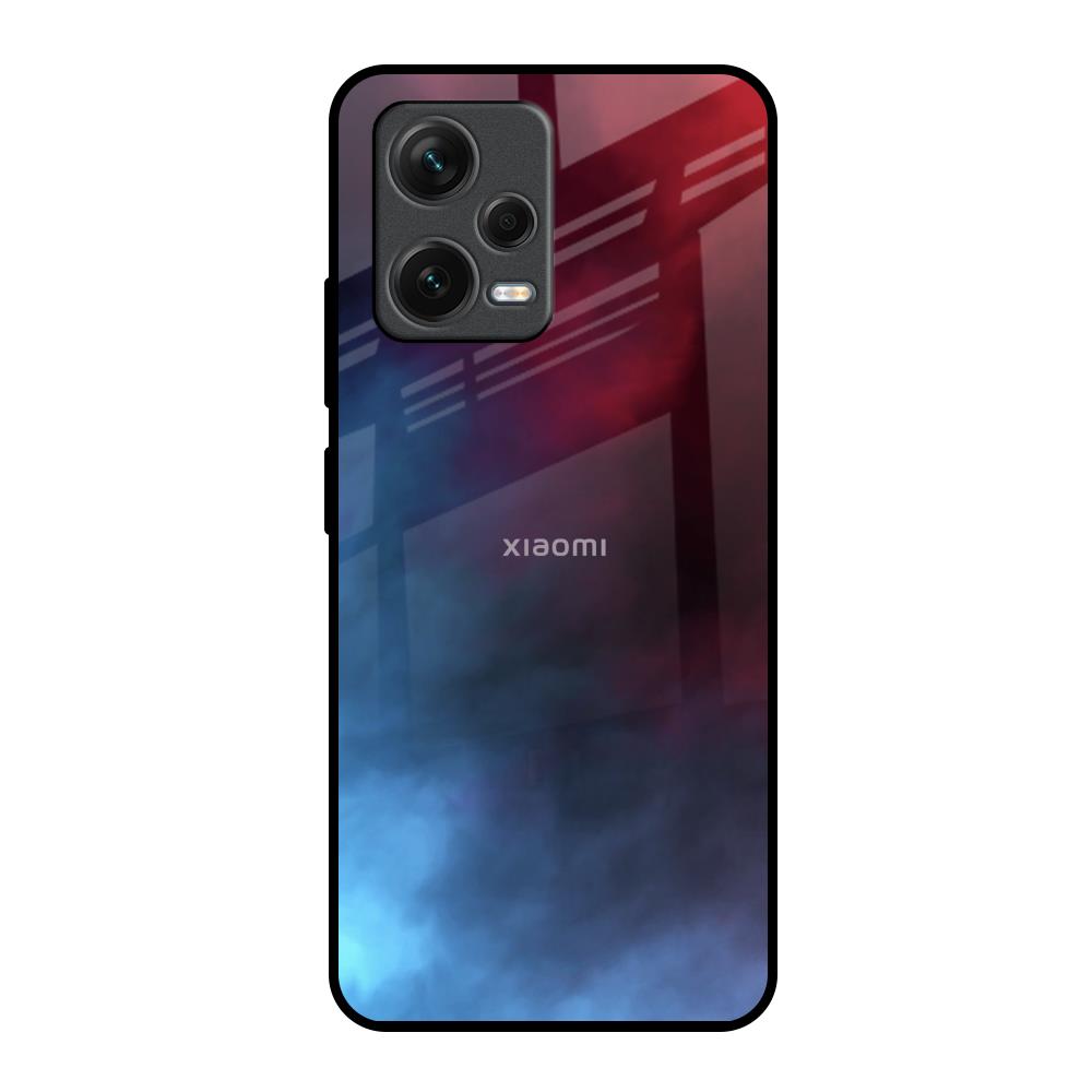 Smokey Watercolor Redmi Note 12 5G Glass Back Cover Online