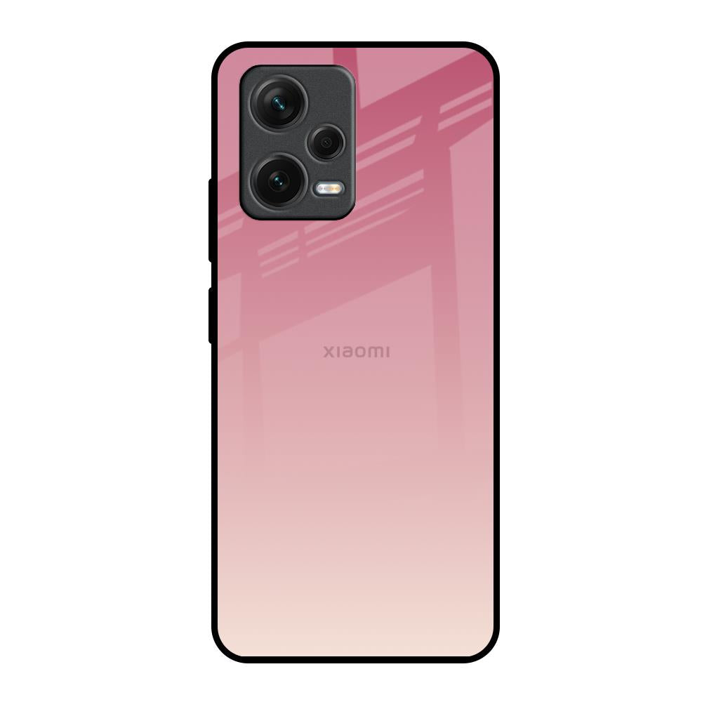 Blooming Pink Redmi Note 12 5G Glass Back Cover Online