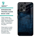 Dark Blue Grunge Glass Case for Redmi Note 12 5G
