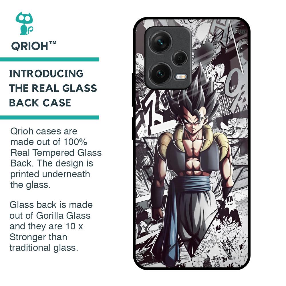 Dragon Anime Art Glass Case for Redmi Note 12 5G