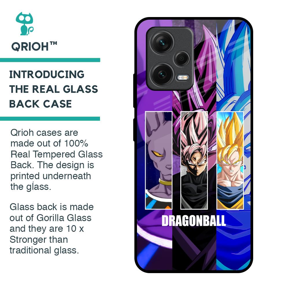 DGBZ Glass Case for Redmi Note 12 5G