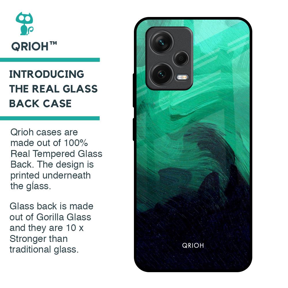 Scarlet Amber Glass Case for Redmi Note 12 5G