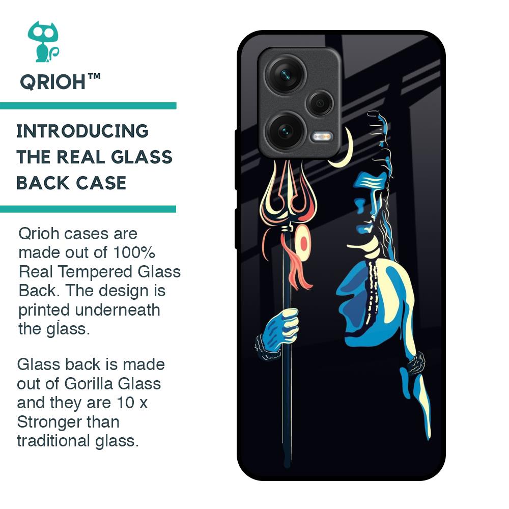 Mahakal Glass Case For Redmi Note 12 5G