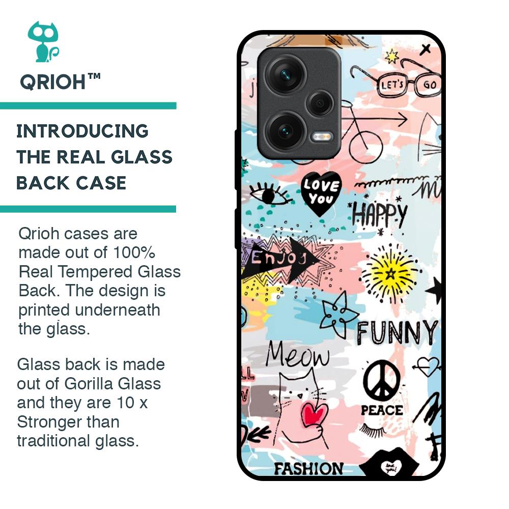 Just For You Glass Case For Redmi Note 12 5G