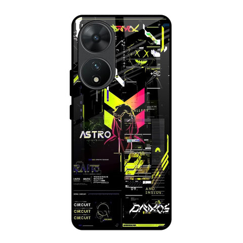 Astro Glitch Vivo T2 5G Glass Back Cover Online