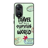 Travel Stamps Vivo T2 5G Glass Back Cover Online