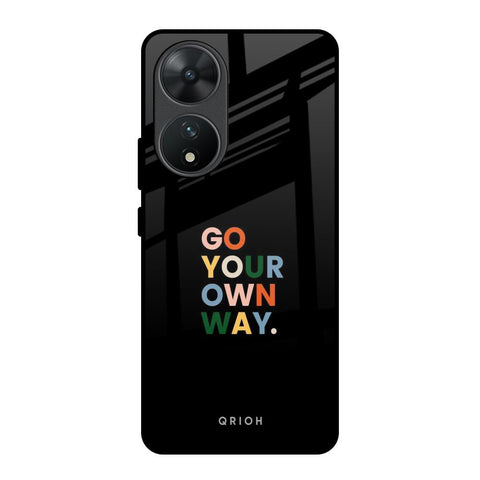 Go Your Own Way Vivo T2 5G Glass Back Cover Online