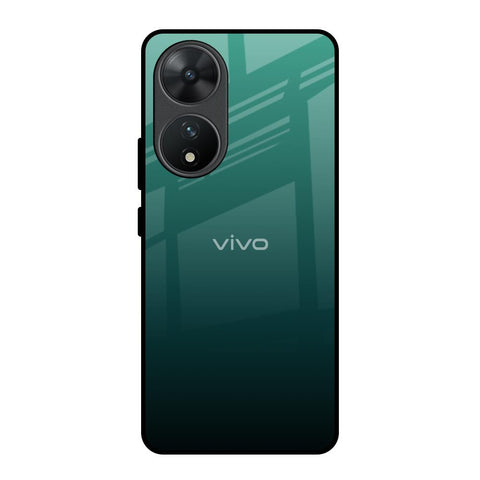 Palm Green Vivo T2 5G Glass Back Cover Online