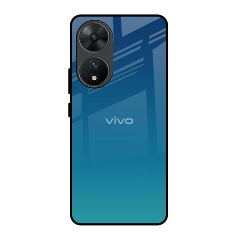 Celestial Blue Vivo T2 5G Glass Back Cover Online