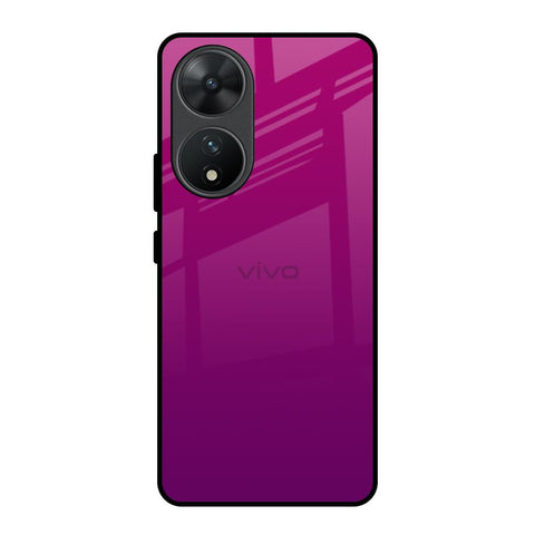 Magenta Gradient Vivo T2 5G Glass Back Cover Online