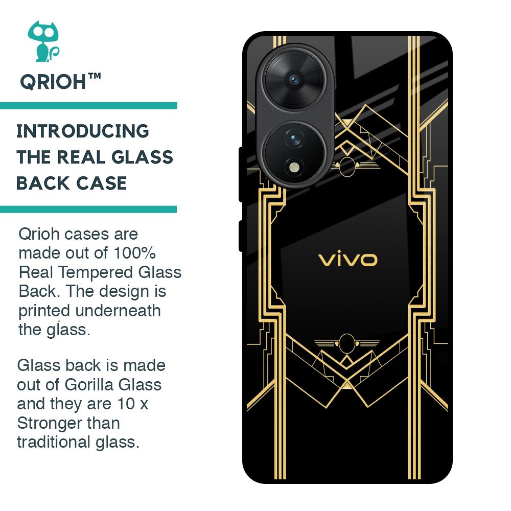 Sacred Logo Glass Case for Vivo T2 5G