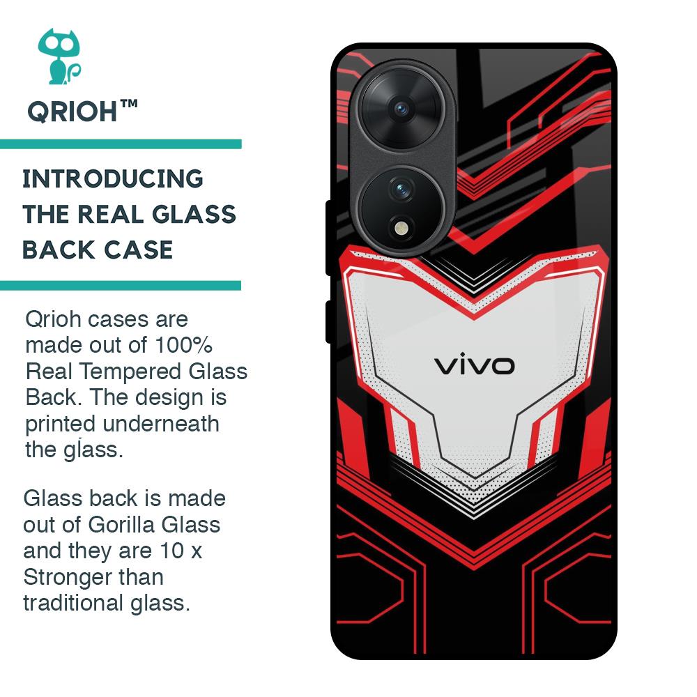 Quantum Suit Glass Case For Vivo T2 5G